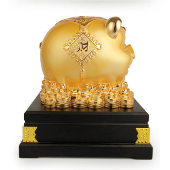 酷宝礼坊MRJ-120富足如意招财金猪 兼具风水与实用的家居装饰